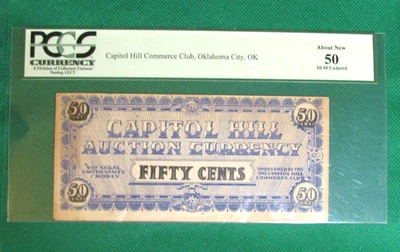 Merchant Banknote - Oklahoma City, OK - Capitol Hill Auction Currency  #S1706 - Image 1 of 2