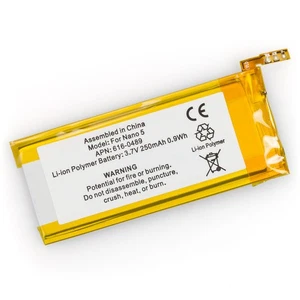 Batería para Apple iPod Nano 5ta generación 5G 8gb 616-0406 616-0467 P11G73-01-S01 A1320 - Imagen 1 de 3