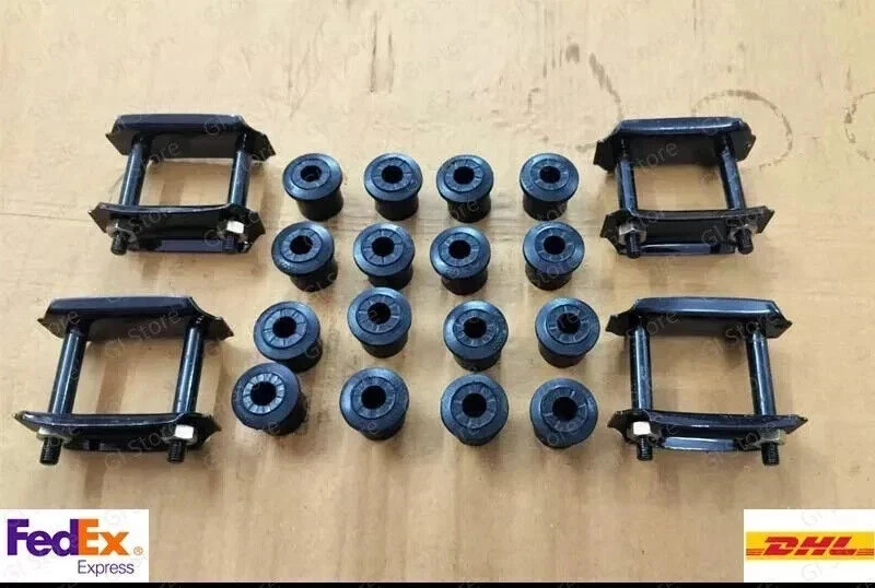 Suzuki Samurai 86-95 FRONT & REAR LEAF SPRINGS SHACKLES & BUSH QTY 4 | Fit For - Image 1 of 4