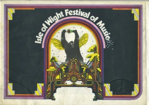 BOB DYLAN The Who Isle Of Wight 1969 Tour Concert Program Tour Book MOODY BLUES - Picture 1 of 2