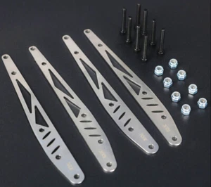 KYX Axial RBX10 RYFT Stainless Steel Rear Arm Linkage Guard Link Reinforce Plate - Picture 1 of 6