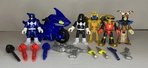 Imaginext Power Rangers Toys Lot Of 15 Figures Weapons Motorcycle 2016 - Picture 1 of 16
