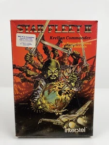 Vintage Star Fleet II Krellan Commander 1989 Interstel PC Game - Picture 1 of 19