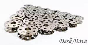 20 neue Metallspulen, 45785, für Singer 301, 301A Nähmaschinen + - Bild 1 von 7