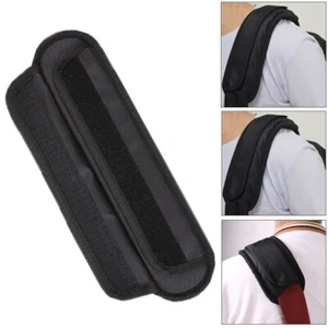 Guitar Strap Shoulder Pad 1 Pc 32x8cm Black Breathable Durable For Computer Bags - Picture 1 of 11