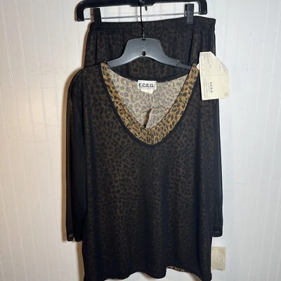 ECEG E.C.E.G. ESHAGHIAN 服装企业组上衣/裙子 2X — 第 1/4 张图片