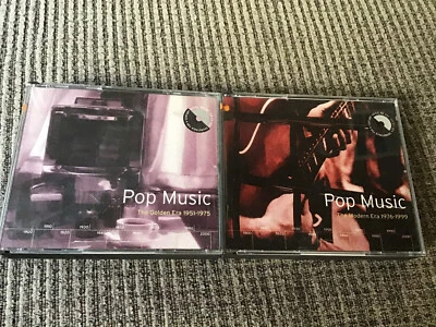 POP MUSIC THE GOLDEN ERA ‘51-‘75 & THE MODERN ERA ‘76-‘99 4-CD SET OOP SONY  Foto 1 de 4
