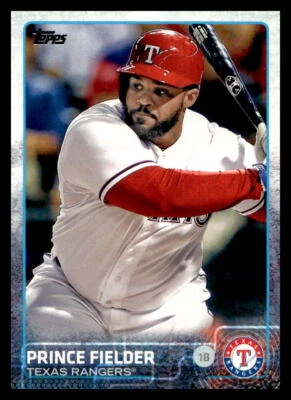 2015 Topps #422 Prince Fielder   Texas Rangers - Image 1 of 2