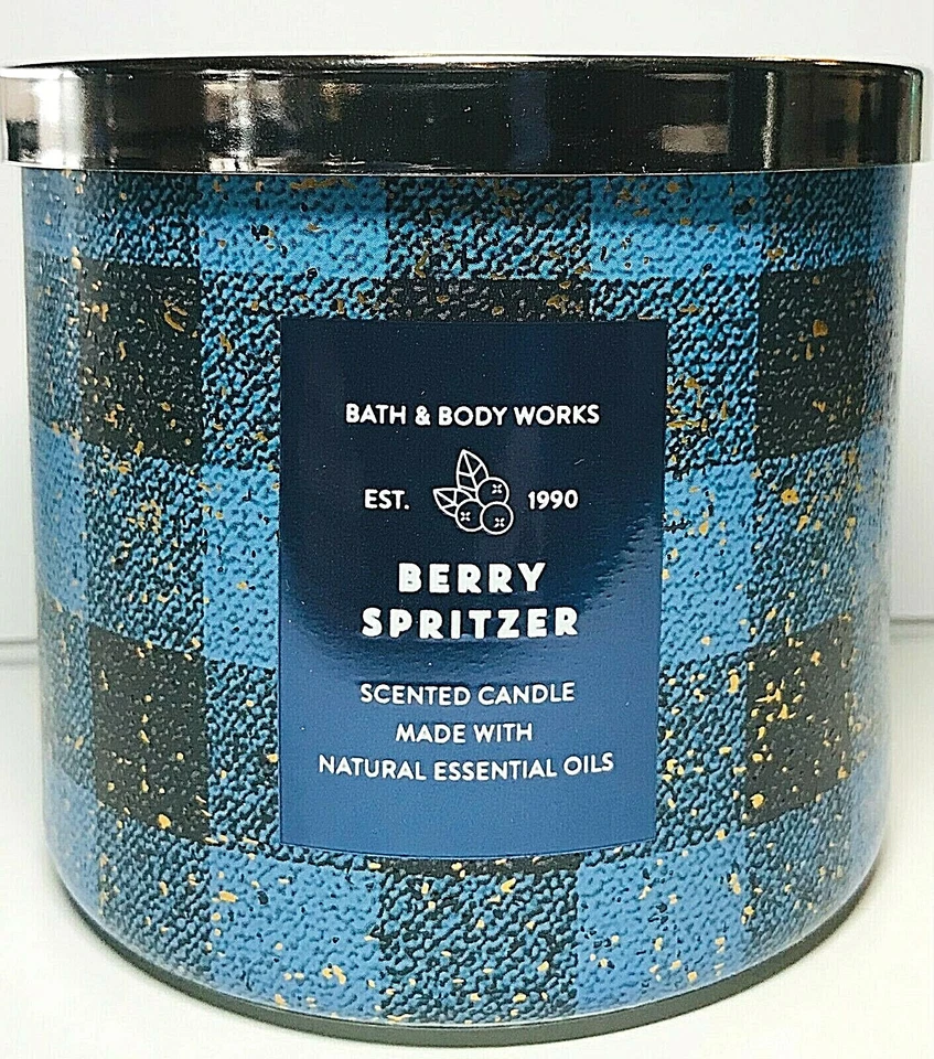 *New* BERRY SPRITZER ~ 3-WICK CANDLE ~ Bath & Body Works ~ SHIPS FREE! - Image 1 of 1