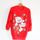 Vintage Teddy Bear Christmas Ugly Sweater Sweatshirt