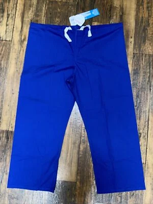 Urbane Women's 9502 Classic Fit Drawstring Scrub Pant NWT Galaxy Blue ￼PETITE XL - Image 1 of 4