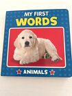My First Words Board shaped, themed early reading book for babies, toddlers. 
