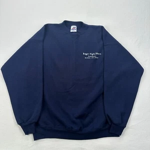 Ultra Sweats sweatshirt mens Large Blue heavyweight kappa Alpha Theta 1980s VTG - Picture 1 of 12