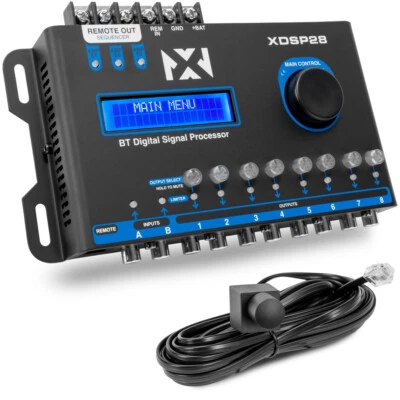 NVX XDSP28 15 Band EQ DSP with Bluetooth - Sonic Electronix - Image 1 of 4