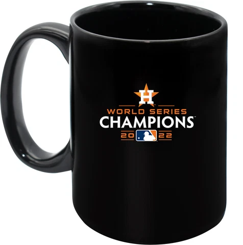 Houston Astros 2022 World Series Champions 15 oz Black Mug Cover