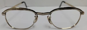 Vintage VISTA OPTICAL Bügel Brille Brillengestell Eyeglass Frame 12KGF 46/22 NOS! - Bild 1 von 6