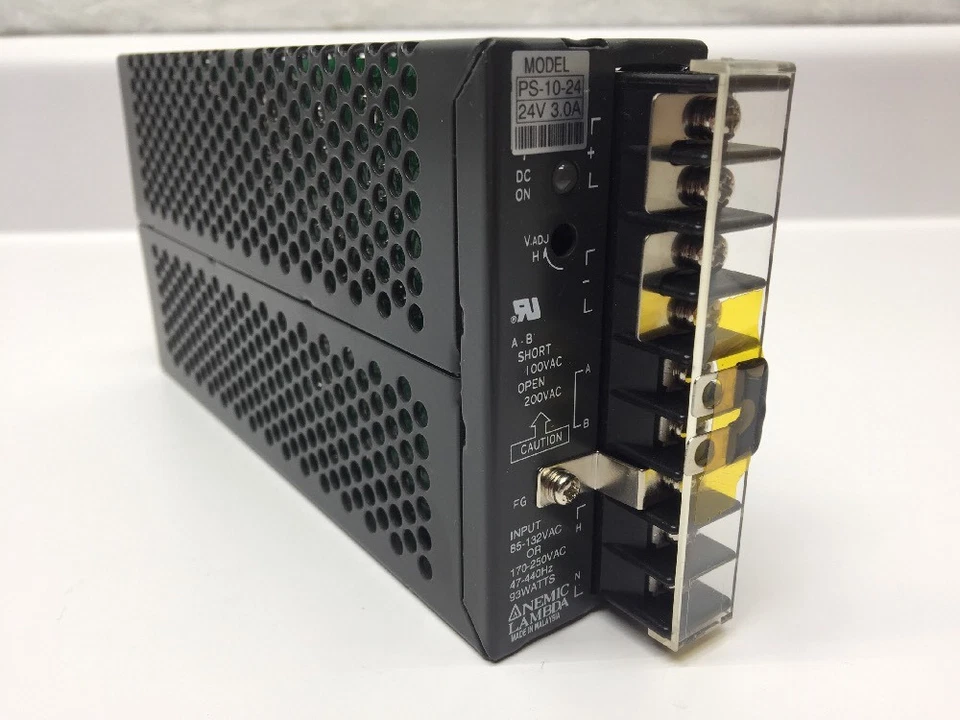 Nemic Lambda PS-10-24 Power Supply 24V 3A PS-10-24 USA Stock DENSEI LAMBDA - Image 1 of 4
