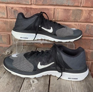 Nike FS Lite Run 3 Running Shoes Womens Sz 8 Black Trainers Sneakers 807145-001 - Picture 1 of 12