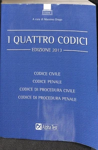 68189 I quattro codici: Codice civile-Codice penale-Codice di procedura civile-C - Imagen 1 de 1