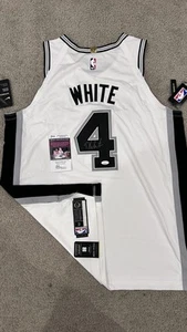 Derrick White Autographed Signed Nike San Antonio Spurs Authentic Jersey JSA COA - Picture 1 of 4