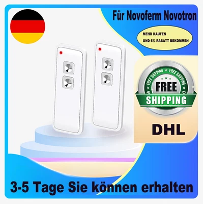 2 Stück Fernbedienung für Novoferm Novotron 522/524 Design, MCHS43-4 Handsender - Bild 1 von 4
