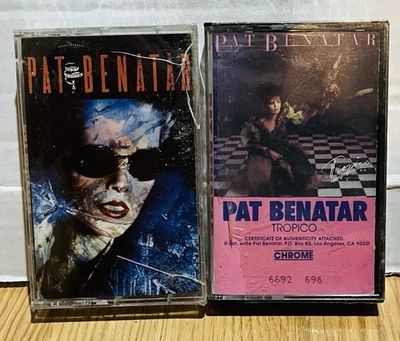 80's PAT BENATAR Tropico & Best Shots Sealed Cassettes - Image 1 of 4