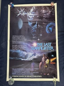 Vintage ~ THE LAST STARFIGHTER ~ MOVIE POSTER Original 27x41 One Sheet 1984 EUC! - Picture 1 of 11