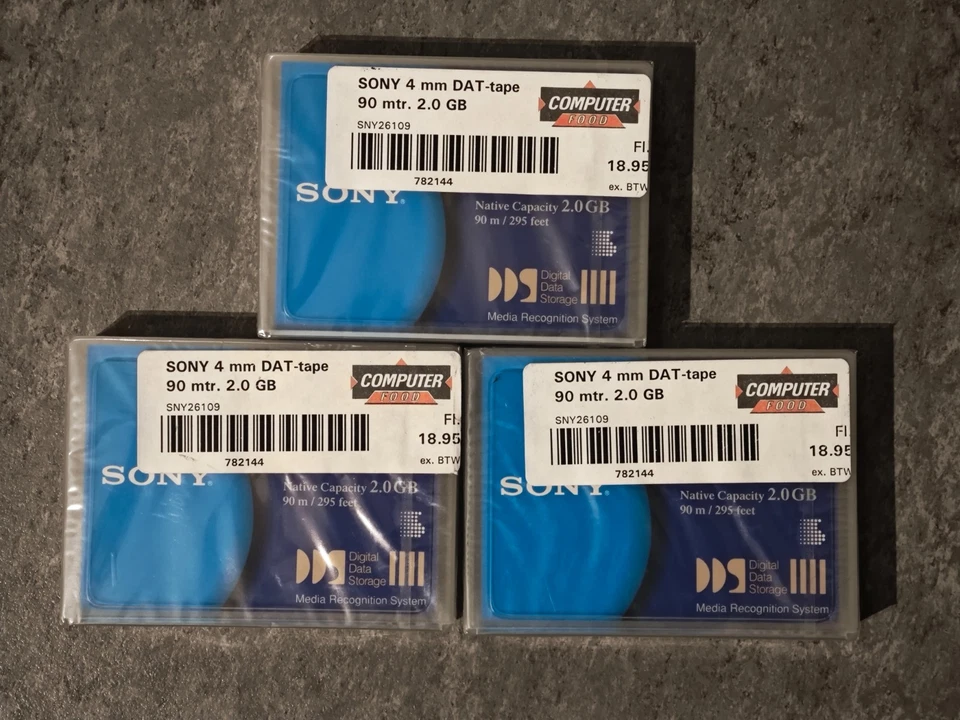 3x Sony DG90M DDS Data Cartridge – NEU & versiegelt,  3x Stück - Bild 1 von 1