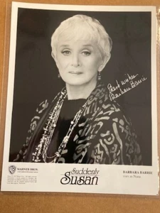 Barbara Barrie Suddenly Susan Actress Signed 8x10 Sharp Photo with COA - Picture 1 of 2