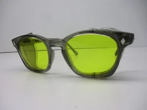 Hoya Sonnenbrille Drahtgitter Schilde Driver Steampunk gelb 48 Medium - Bild 1 von 6