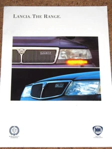 Folleto de ventas Lancia Range 1992 - HF integral, tema, Dedra - Imagen 1 de 1