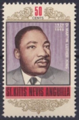 F-EX57393 ST KITTS NEVIS ANGUILLA MNH 1968 MARTIN LUTHER KING. - Imagem 1 de 2