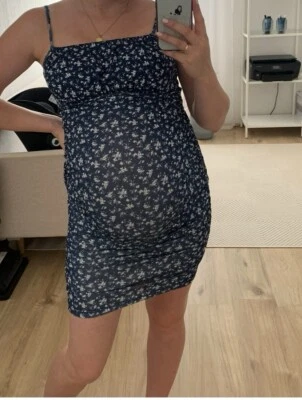 Schwangerschaftskleid Blau S SHEIN Umstandsmode  - Bild 1 von 2