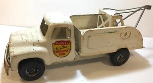 VINTAGE BUDDY L ELECTRIC EMERGENCY UNIT PRRESSED STEEL TOW TRUCK - Picture 1 of 7