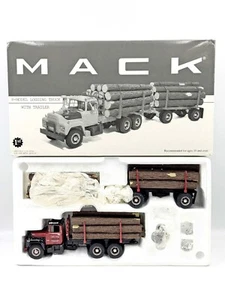 1/34 Mack R Model Logging Truck w/ Trailer First Gear Logging Company - Picture 1 of 1