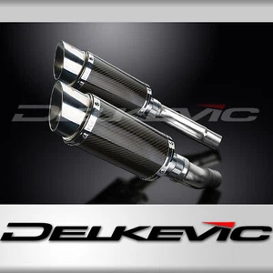 Triumph Street Triple R 675 07-12 Slip On 8" Round Carbon Exhaust Muffler Kit - Bild 1 von 5