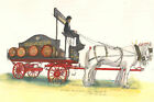 Robbie Macgregor - 1996 Pen And Ink Drawing, Dray Wagon