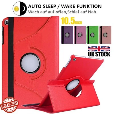 Smart Leather Case Cover For Samsung Tab S5E" Adjustable Angle 360 Rotate T720 - Image 1 of 4