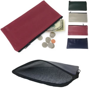 4 Pack Bank Deposit Money Cash Coins Credit Cards Receipts Keys Bag Pouch Purse - Picture 1 of 12