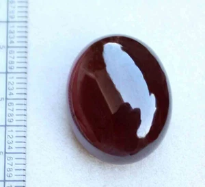 Piedra preciosa calibrada cabujón granate hessonita natural 49,00 quilates forma ovalada AAA - Imagen 1 de 4