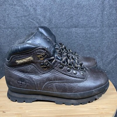 Timberland Botas Mujer 7 M Euro Senderista Cuero Marrón Sendero Senderismo Zapatos Tobillo Foto 1 de 4