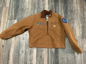 Chaqueta De Colección Carhartt Detroit Manta Forrada Pato Lona Talla 44 Hecha en EE. UU. - Imagen 1 de 22