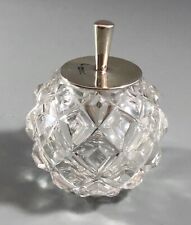Victorian Silver & Cut Glass Glue Pot Goldsmiths London 1898 CEZX