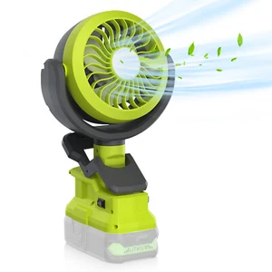 NEW FOR RYOBI TOOL ONLY 18V FAN Clamp Fan Portable Cordless (Tool Only) - Picture 1 of 10
