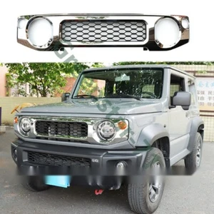 Chrome Front Grille fits for Suzuki Jimny 2Door 4Door 2019-2025 W/O Letter Mesh - Picture 1 of 5