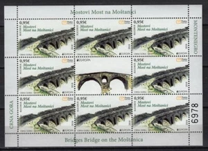 Montenegro 2018 Europa Cept bridge / architecture miniature sheet - Picture 1 of 1