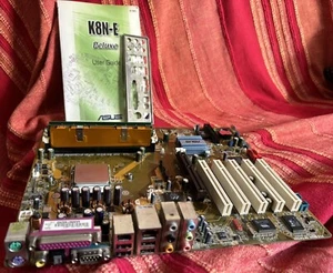 ASUS K8N-E Deluxe, Socket 754 + CPU AMD Athlon 3400 + 1,5 MB DDR400; User guide - Foto 1 di 16