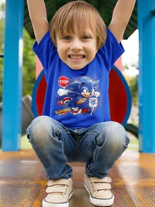 Sonic the Hedgehog Toddler T-Shirt - Playful Kids Tee, Fun Gift for Birthdays, - Picture 1 of 14