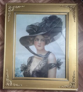 Chantilly Lace Print by Philip Boileau Framed Art, Antique Ornate Restored Frame - Picture 1 of 3