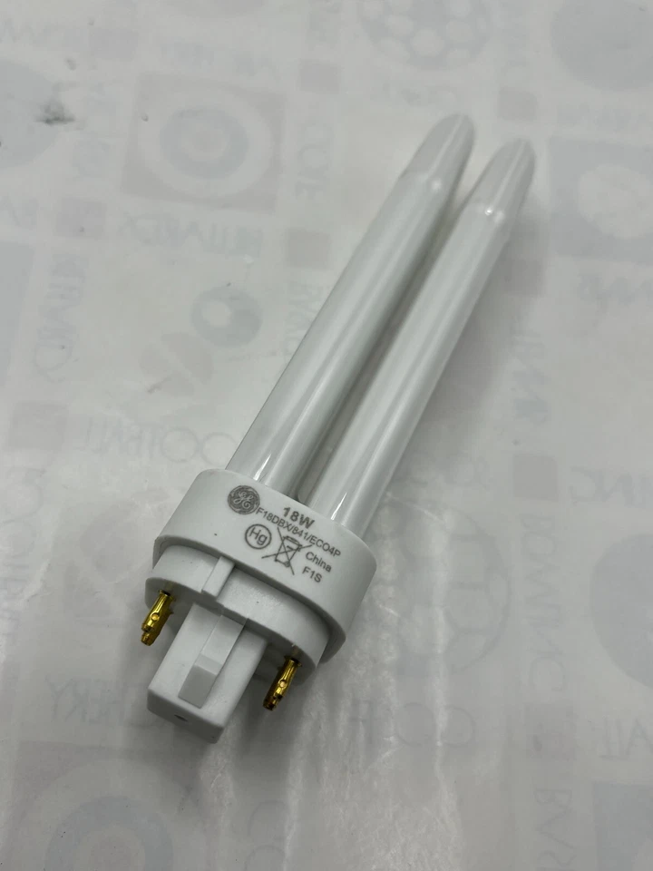 GE 97601 F18DBX/841/ECO4P Ecolux 18W 4 Pin CFL Lamp ⭐ - Image 1 of 4